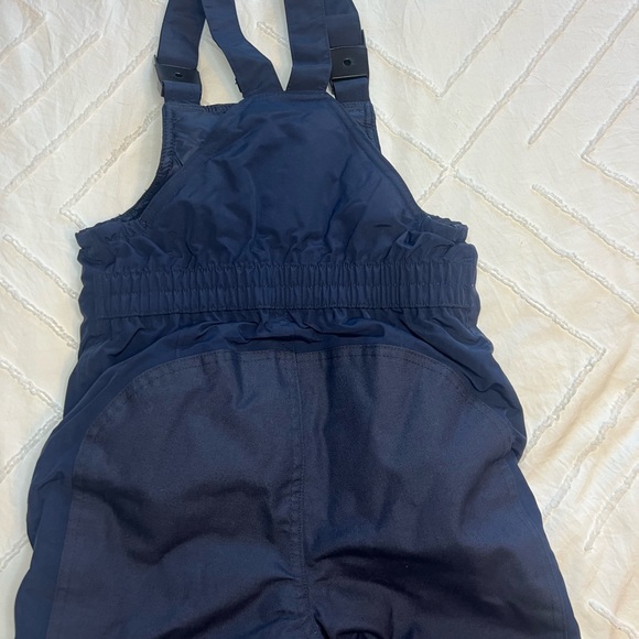 Lands End Kids Squall Waterproof Insulated Iron Knee Snow Bibs size 6 Navy Blue - Picture 10 of 15